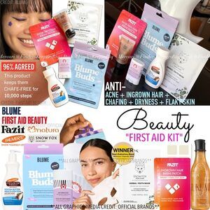 NEW Face & Body Skincare Bundle Self Care Daily Basics Problem Skin Travel Sizes